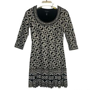 WHBM Women’s Black & Gold Dress